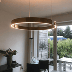 Modern LED Ring Pendant Light for Living Room Ceiling