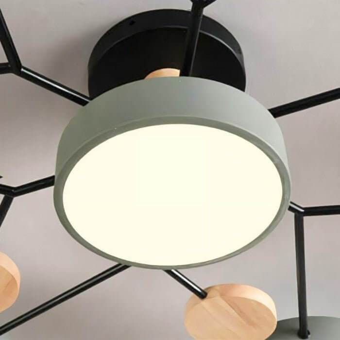 Modern LED Ceiling Light with Branch Design for Living Room
