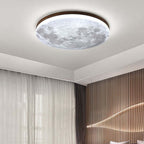 Modern Moon LED Ceiling Light Fixture for Bedroom