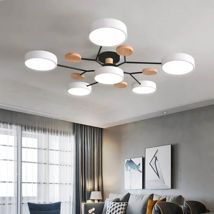 Modern LED Ceiling Light with Branch Design for Living Room