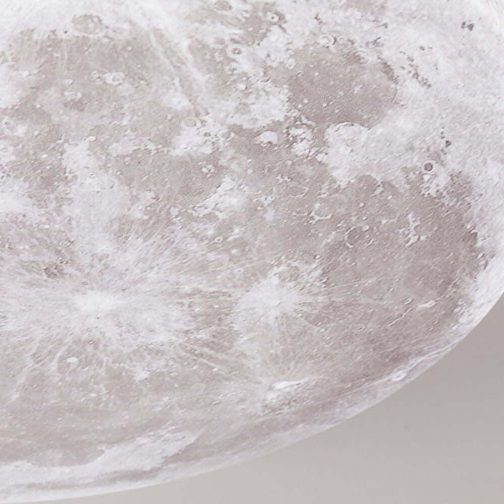 Modern Moon LED Ceiling Light Fixture for Bedroom