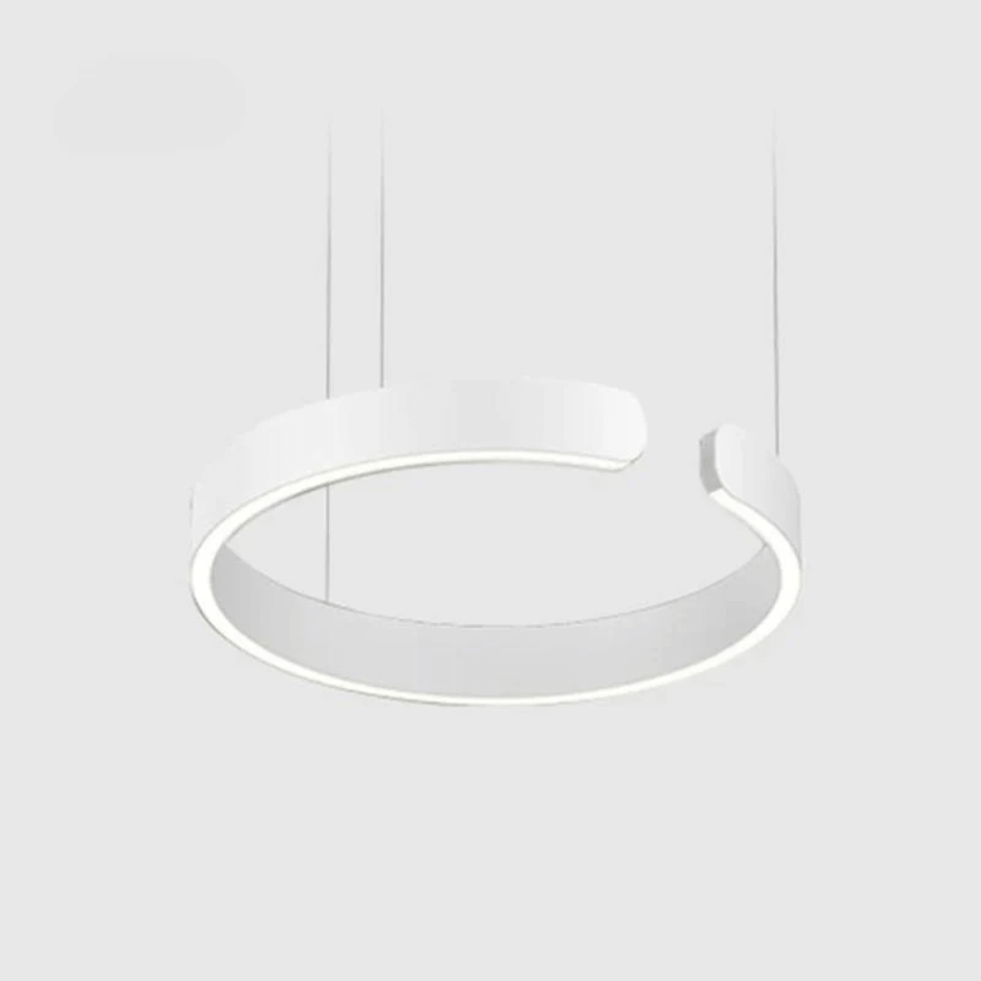 Modern LED Ring Pendant Light for Living Room Ceiling