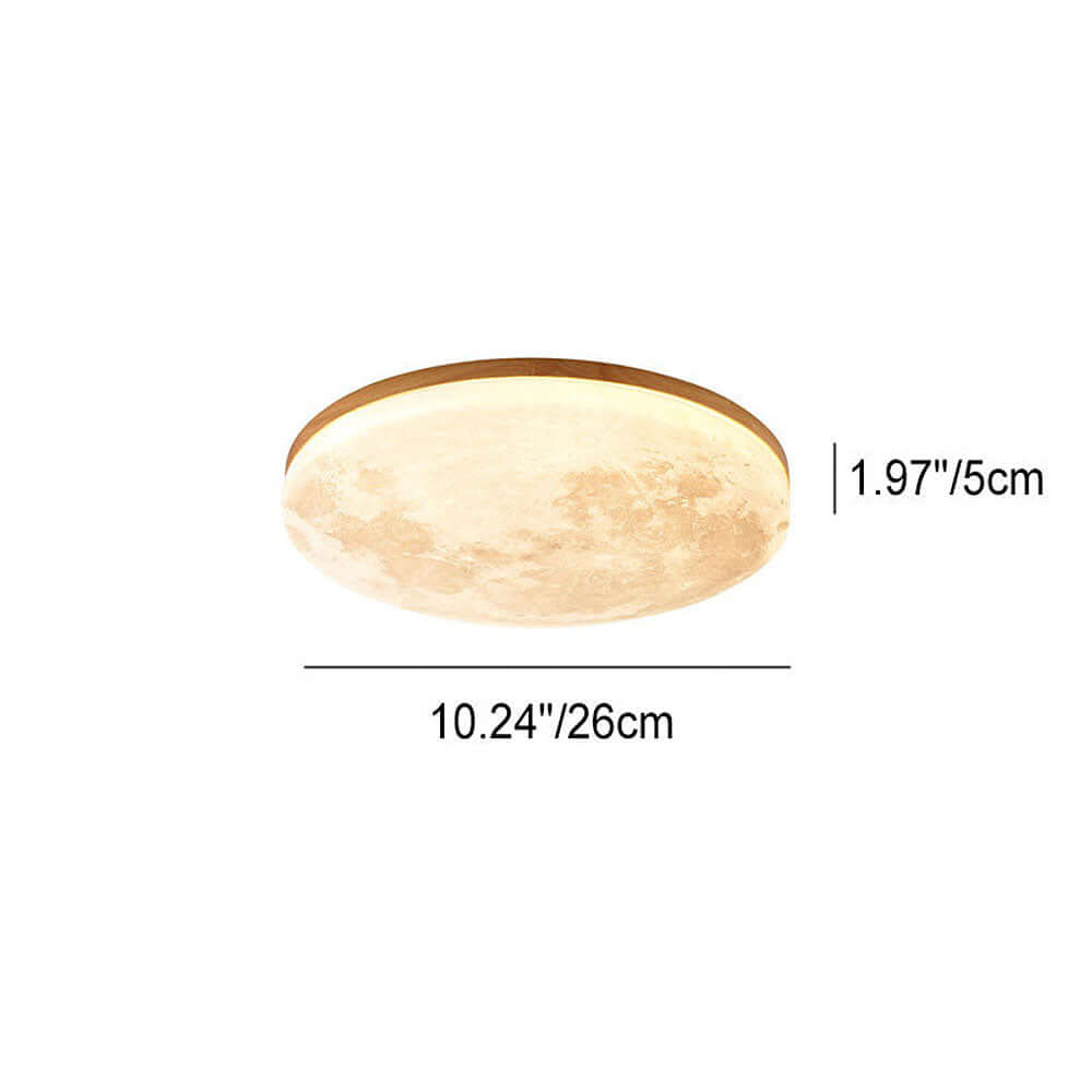 Modern Moon LED Ceiling Light Fixture for Bedroom