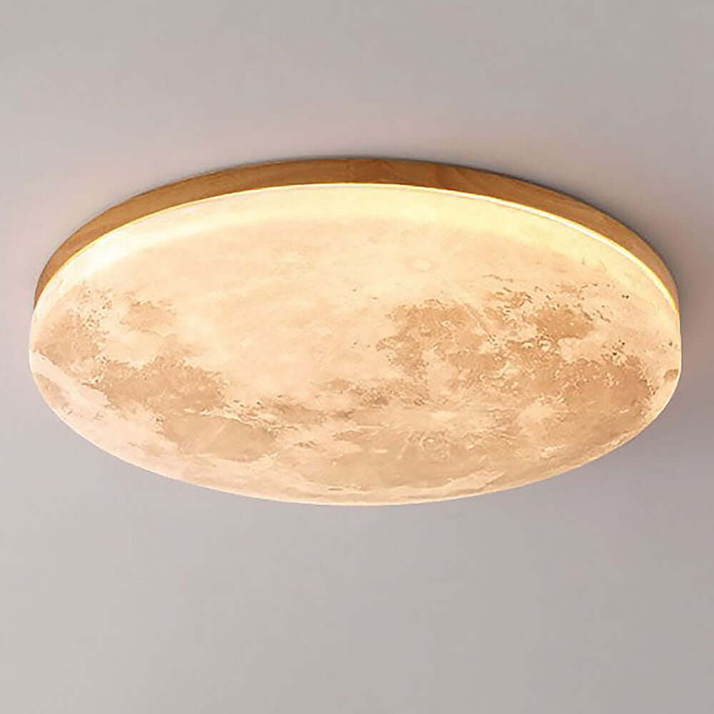 Modern Moon LED Ceiling Light Fixture for Bedroom