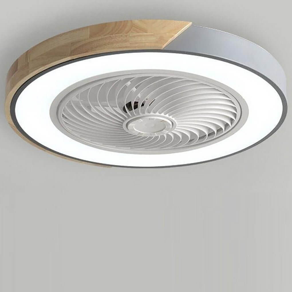 Modern LED Ceiling Fan with Light and Remote Control