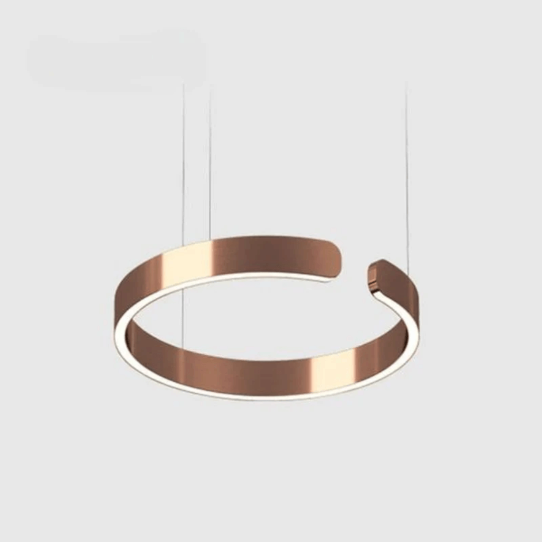 Modern LED Ring Pendant Light for Living Room Ceiling