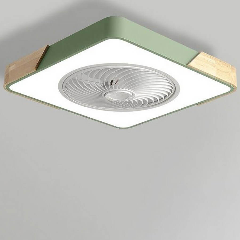 Modern LED Ceiling Fan with Light and Remote Control