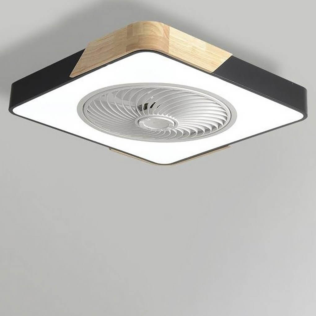 Modern LED Ceiling Fan with Light and Remote Control