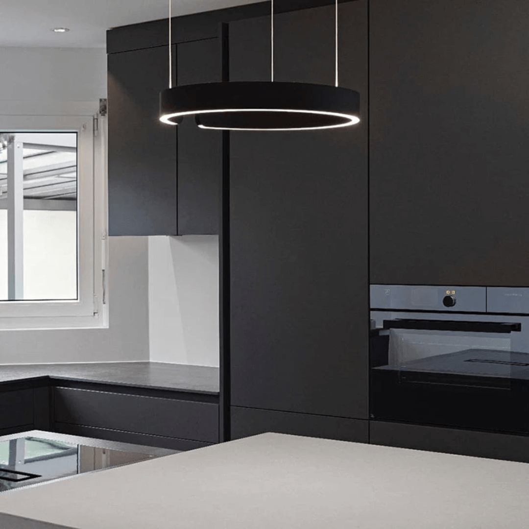Modern LED Ring Pendant Light for Living Room Ceiling