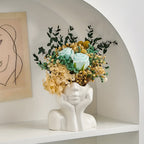 Ceramic Face Vase with Sculptural Design and Modern Artistic