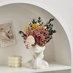 Ceramic Face Vase with Sculptural Design and Modern Artistic