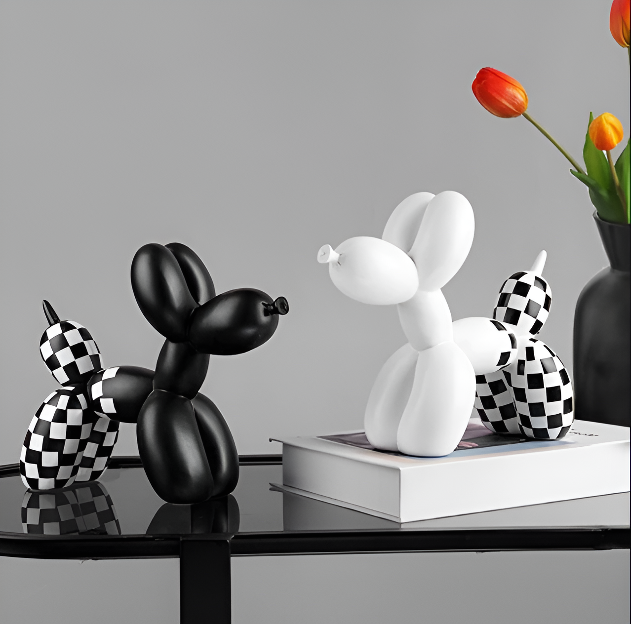 Balloon Dog Sculpture in Resin for Modern Home Decor