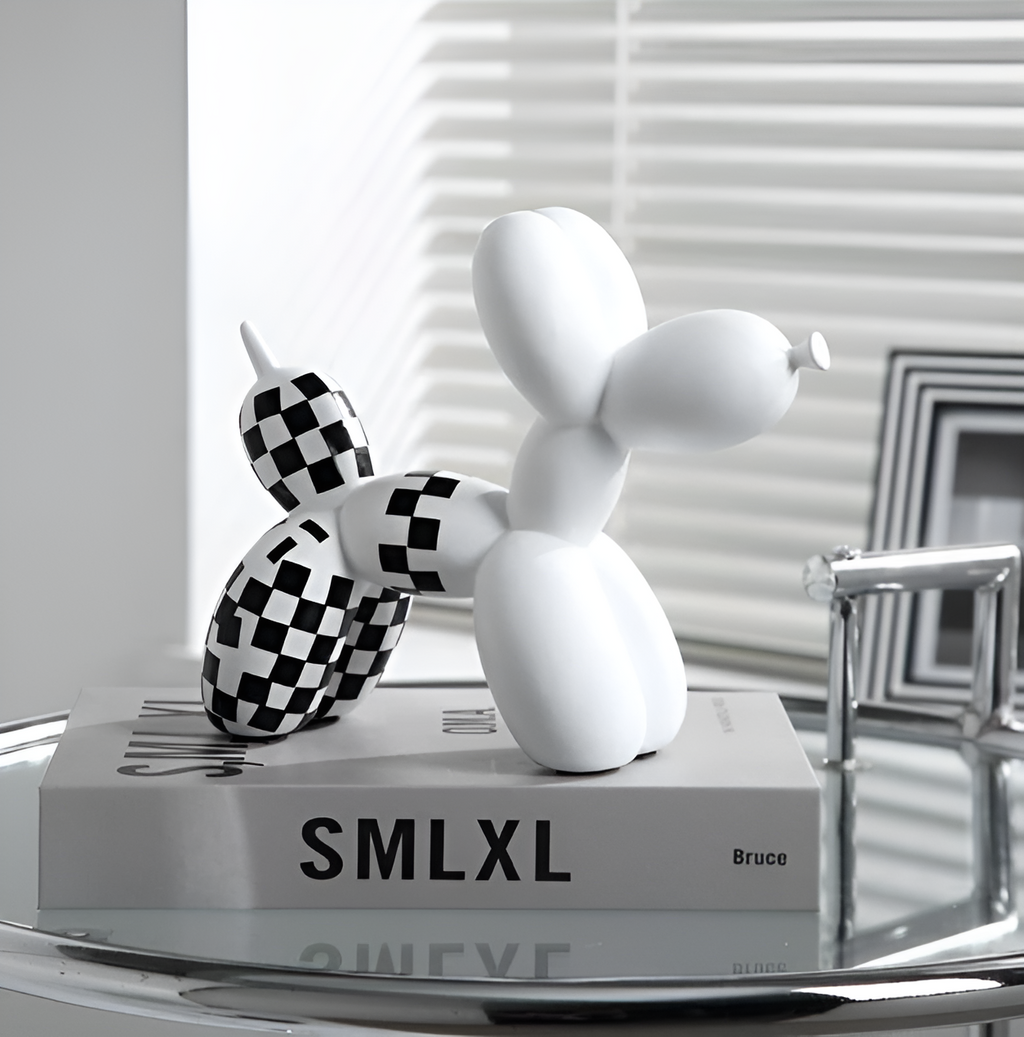 Balloon Dog Sculpture in Resin for Modern Home Decor