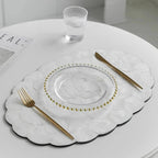 Large Oval Shell Tray for Table Decor and Serving