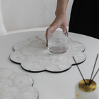 Large Oval Shell Tray for Table Decor and Serving