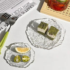 Irregular Glass Jewelry Tray for Rings and Earrings Display