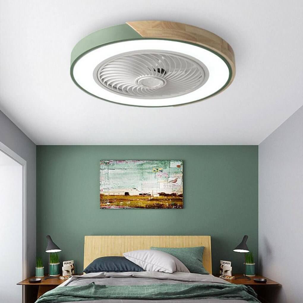 Modern LED Ceiling Fan with Light and Remote Control