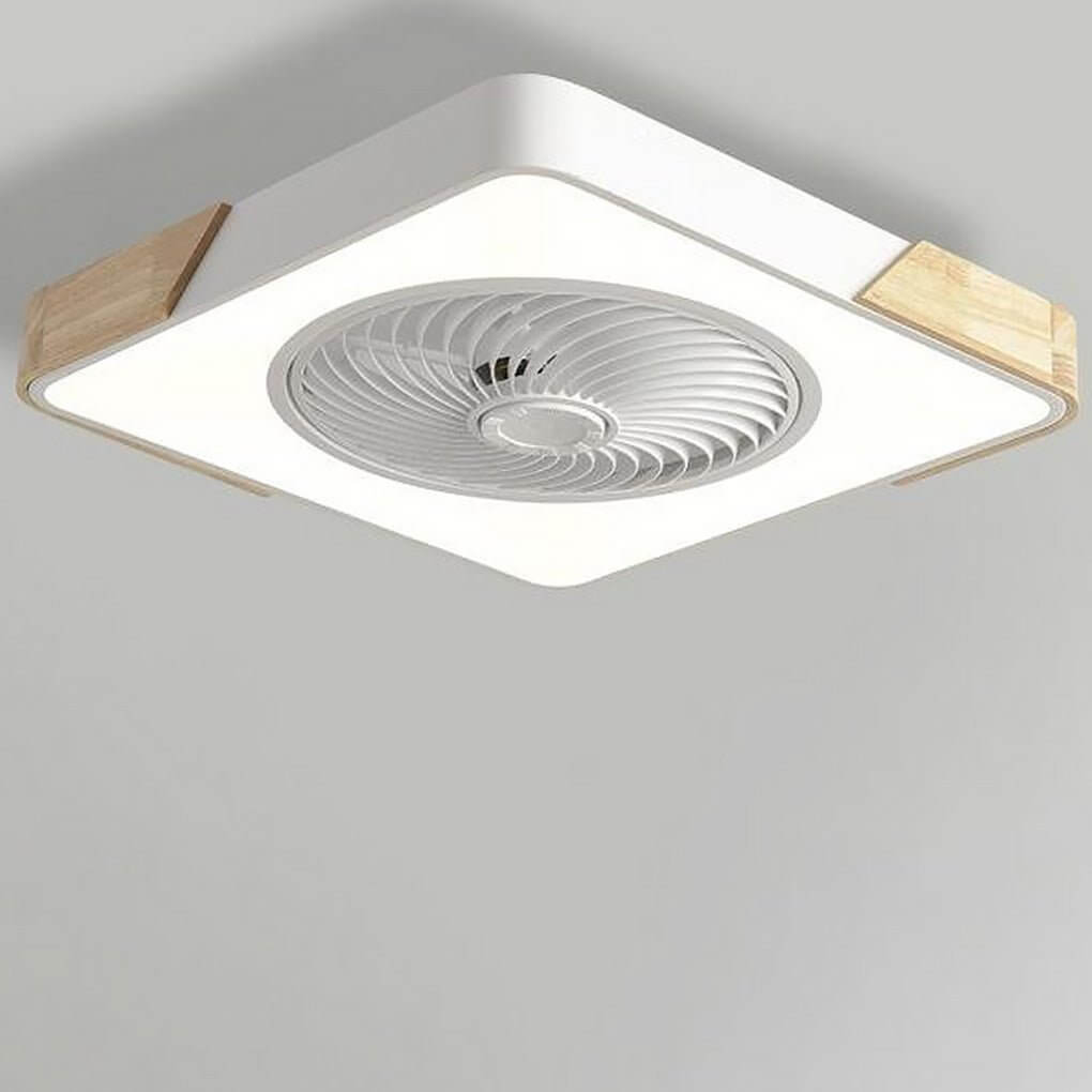 Modern LED Ceiling Fan with Light and Remote Control