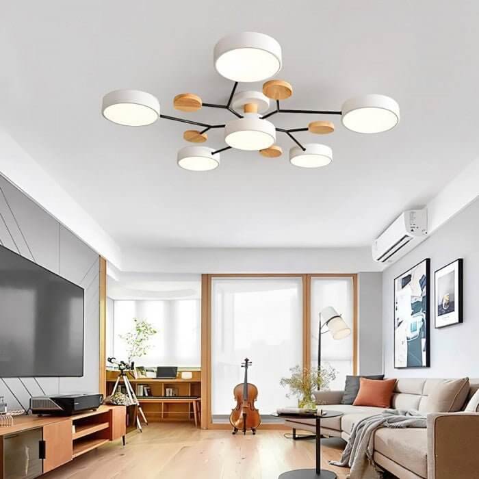 Modern LED Ceiling Light with Branch Design for Living Room