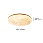 Modern Moon LED Ceiling Light Fixture for Bedroom