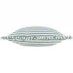 Water Resistant Striped Cushion Cover with Ruffle Trim