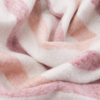 100% Cotton Woven Stripe Throw Blanket with Fringe